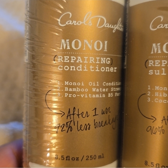 Carol's Daughter Monoi Repairing Conditioner and Shampoo Set - Picture 4 of 4